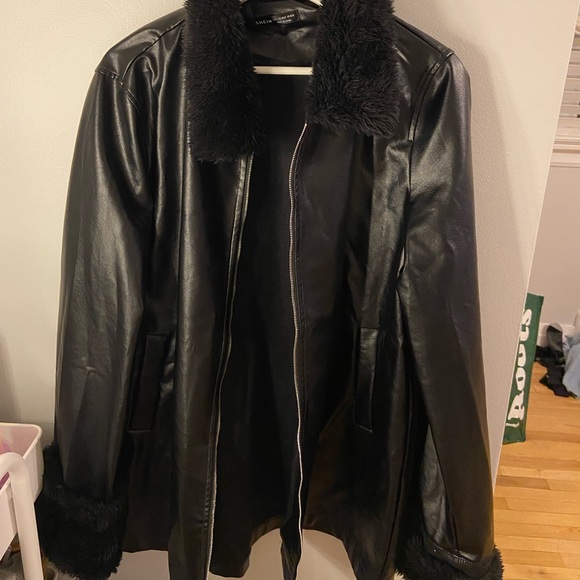 SHEIN Jackets & Blazers - Shein leather jacket